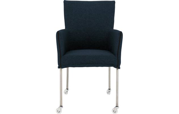 Goossens eetkamerstoel funk blauw stof - 8224105-03