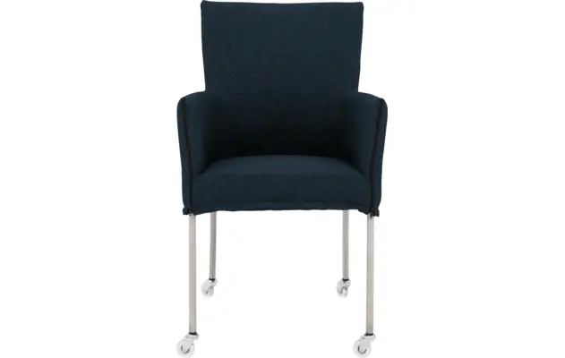 Goossens eetkamerstoel funk blauw stof - 8224105-03