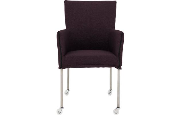 Goossens eetkamerstoel funk roze stof - 8224106-03