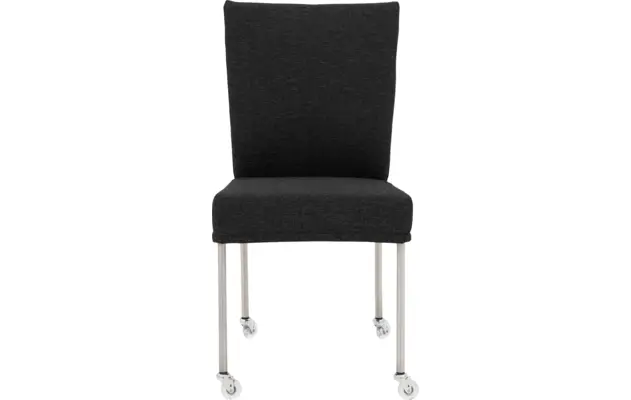 Goossens eetkamerstoel funk grijs stof - 8224107-03
