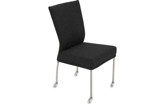 Goossens eetkamerstoel funk grijs stof - 8224107-04