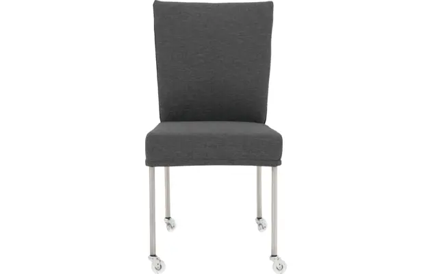 Goossens eetkamerstoel funk grijs stof - 8224108-03