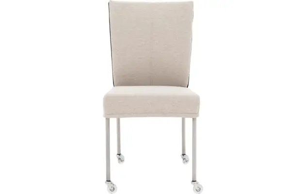 Goossens eetkamerstoel funk beige stof - 8224109-03