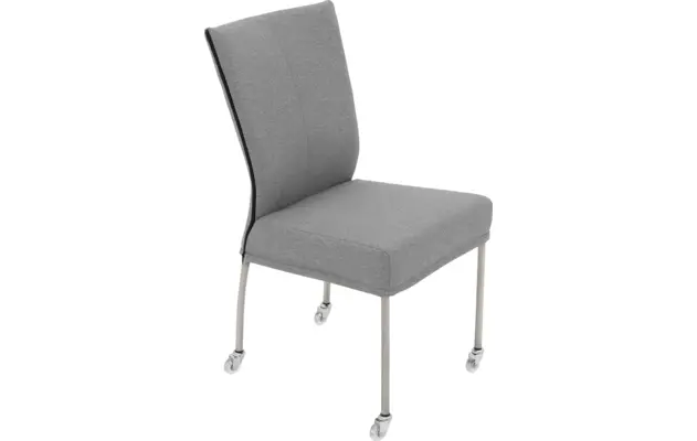 Goossens eetkamerstoel funk grijs stof - 8224110-04