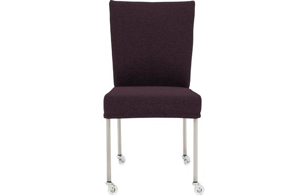 Goossens eetkamerstoel funk roze stof - 8224112-03