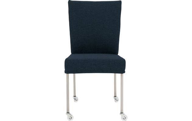 Goossens eetkamerstoel funk blauw stof - 8224114-03