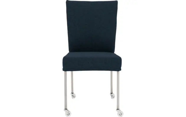 Goossens eetkamerstoel funk blauw stof - 8224114-03