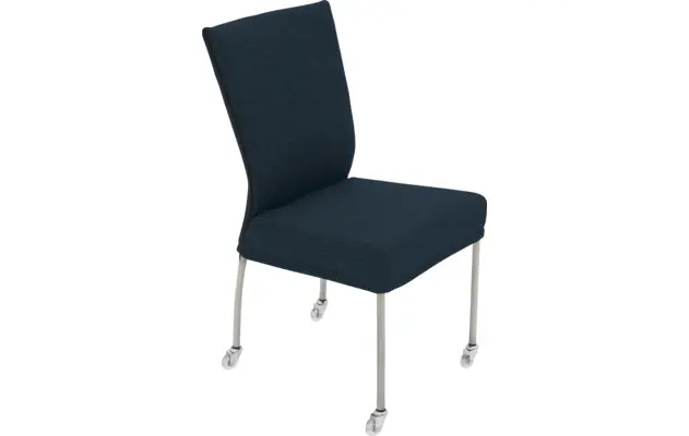 Goossens eetkamerstoel funk blauw stof - 8224114-04