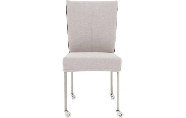Goossens eetkamerstoel funk grijs stof - 8224115-03