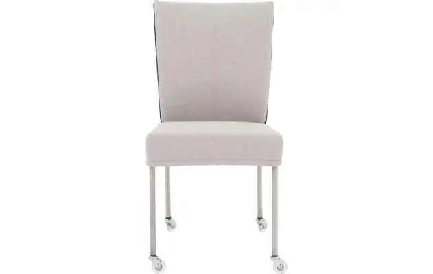 Goossens eetkamerstoel funk grijs stof - 8224115-03
