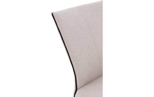 Goossens eetkamerstoel funk grijs stof - 8224115-05