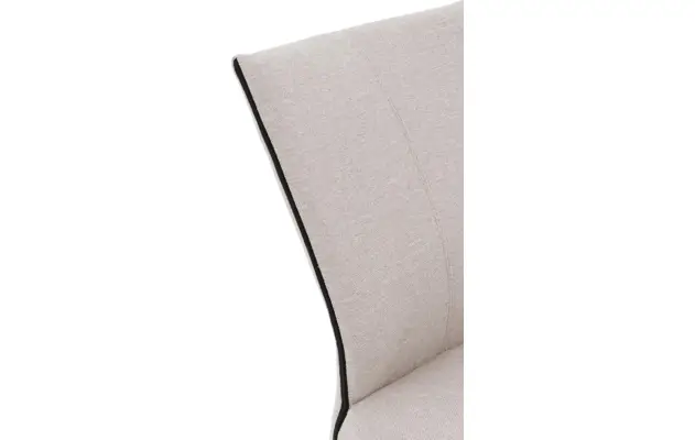 Goossens eetkamerstoel funk grijs stof - 8224115-05