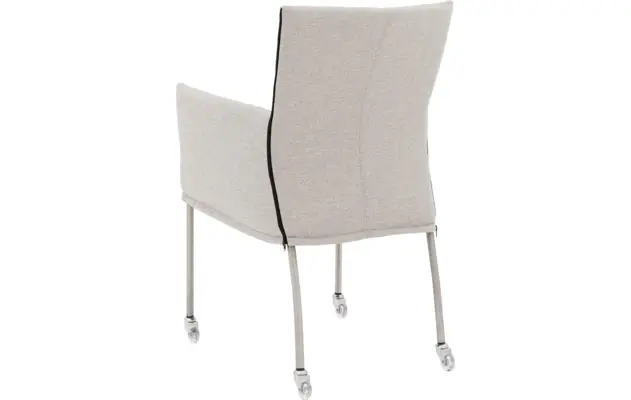 Goossens eetkamerstoel funk grijs stof - 8224116-02