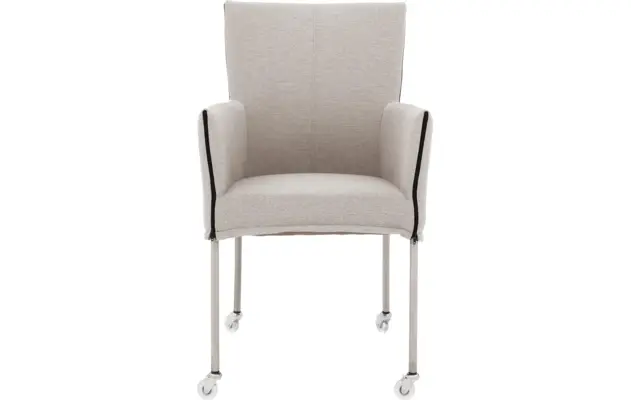 Goossens eetkamerstoel funk grijs stof - 8224116-03