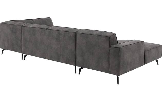 Goossens u bank hercules grijs microvezel - 8224468-04