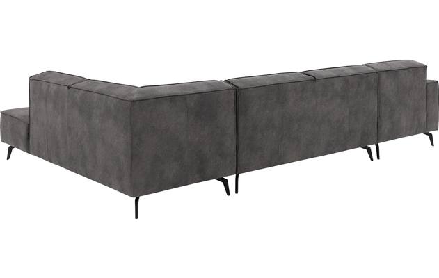 Goossens u bank hercules grijs microvezel - 8224468-05