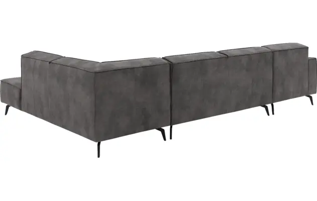 Goossens u bank hercules grijs microvezel - 8224468-05