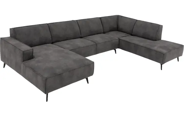 Goossens u bank hercules grijs microvezel - 8224468-06