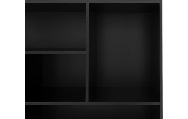 Goossens basic buffetkast madrid zwart melamine - 8226403-11