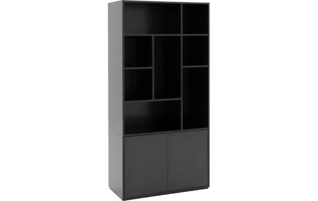 Goossens basic buffetkast madrid zwart melamine - 8226404-02