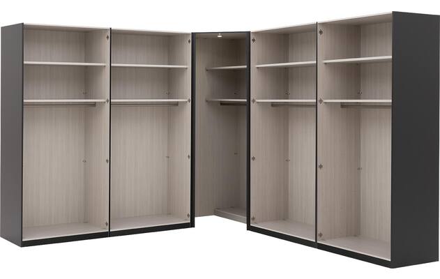 Goossens excellent kast systeem statement compleet wit hoogwaardig meubelplaat - 8226624-03