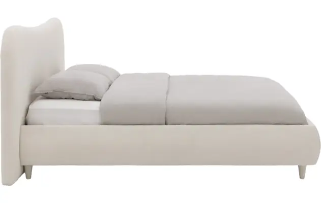 Goossens bedframe pecaro wit stof - 8226813-03