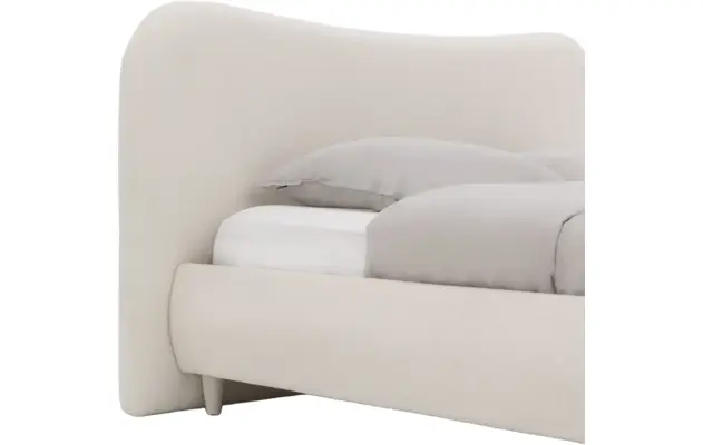 Goossens bedframe pecaro wit stof - 8226813-04