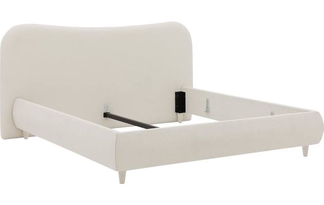 Goossens bedframe pecaro wit stof - 8226813-06