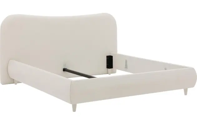 Goossens bedframe pecaro wit stof - 8226813-06