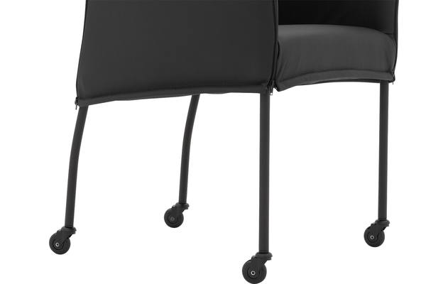 Goossens eetkamerstoel funk zwart leer - 8227234-05