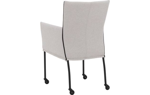 Goossens eetkamerstoel funk grijs stof - 8227246-02
