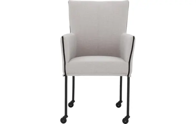 Goossens eetkamerstoel funk grijs stof - 8227246-03