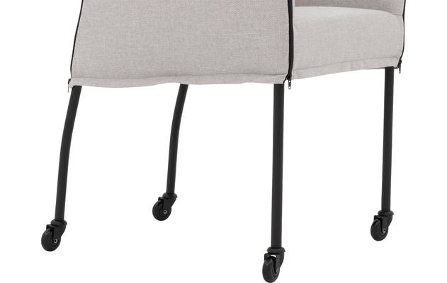 Goossens eetkamerstoel funk grijs stof - 8227246-05