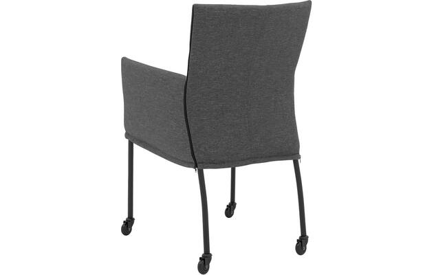 Goossens eetkamerstoel funk grijs stof - 8227247-02