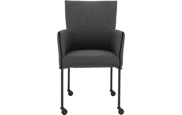 Goossens eetkamerstoel funk grijs stof - 8227247-03