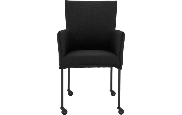 Goossens eetkamerstoel funk grijs stof - 8227248-03