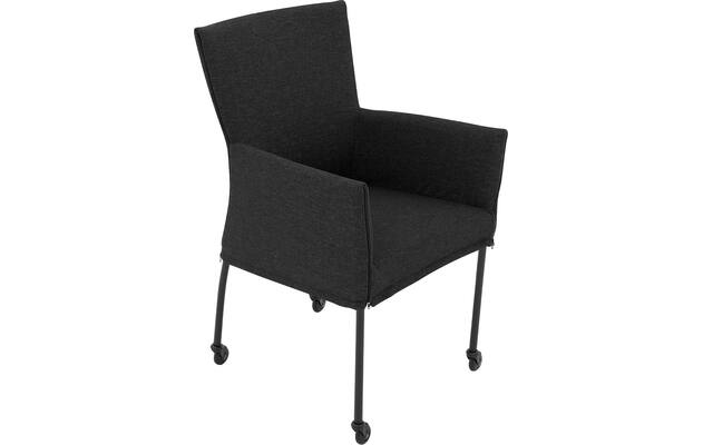 Goossens eetkamerstoel funk grijs stof - 8227248-04