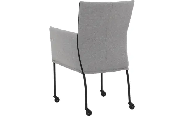 Goossens eetkamerstoel funk grijs stof - 8227249-02