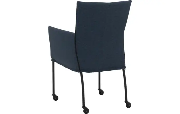 Goossens eetkamerstoel funk blauw stof - 8227252-02