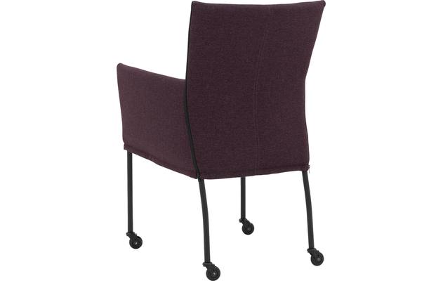 Goossens eetkamerstoel funk roze stof - 8227254-02