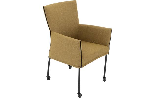 Goossens eetkamerstoel funk groen stof - 8227255-04