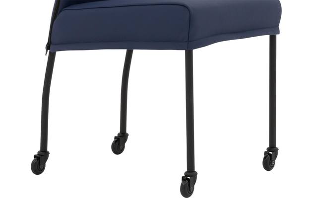 Goossens eetkamerstoel funk blauw leer - 8227257-07