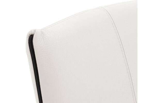 Goossens eetkamerstoel funk wit leer - 8227261-06