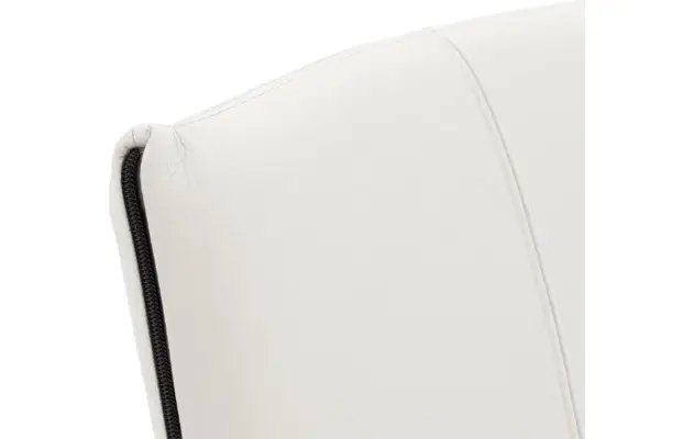 Goossens eetkamerstoel funk wit leer - 8227261-06