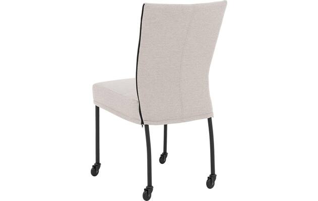 Goossens eetkamerstoel funk grijs stof - 8227267-02