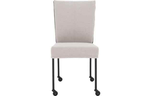 Goossens eetkamerstoel funk grijs stof - 8227267-03