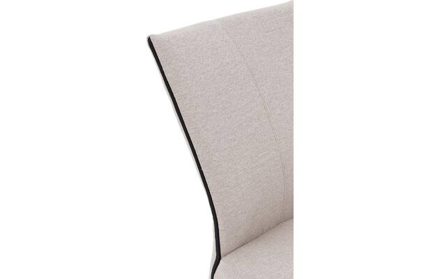 Goossens eetkamerstoel funk grijs stof - 8227267-06