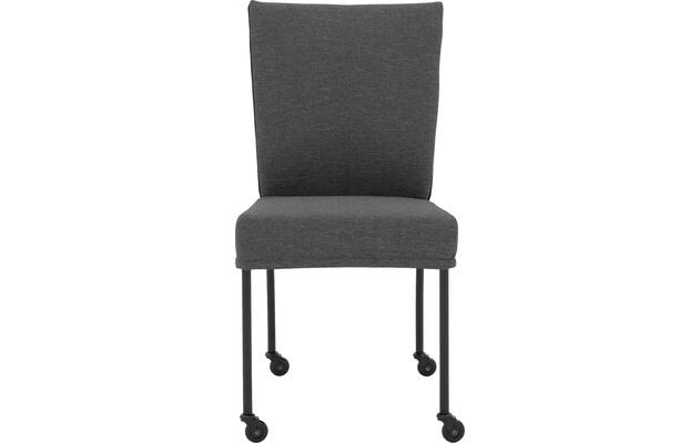 Goossens eetkamerstoel funk grijs stof - 8227268-03