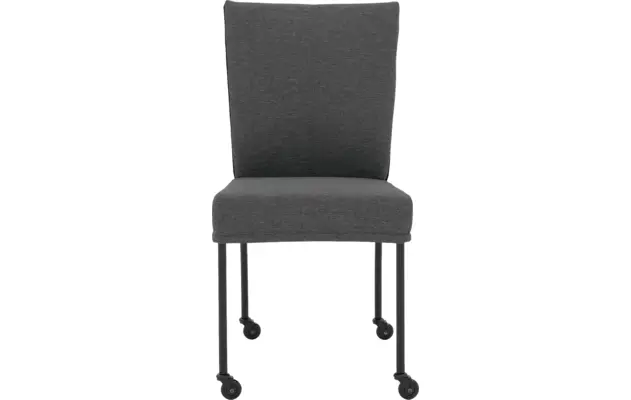 Goossens eetkamerstoel funk grijs stof - 8227268-03