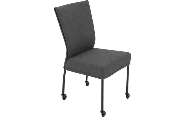 Goossens eetkamerstoel funk grijs stof - 8227268-04